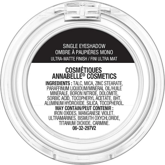 Annabelle Matte Single Eyeshadow Ivory Fragrance Free Paraben Free 1.5 g - Picture 3 of 4